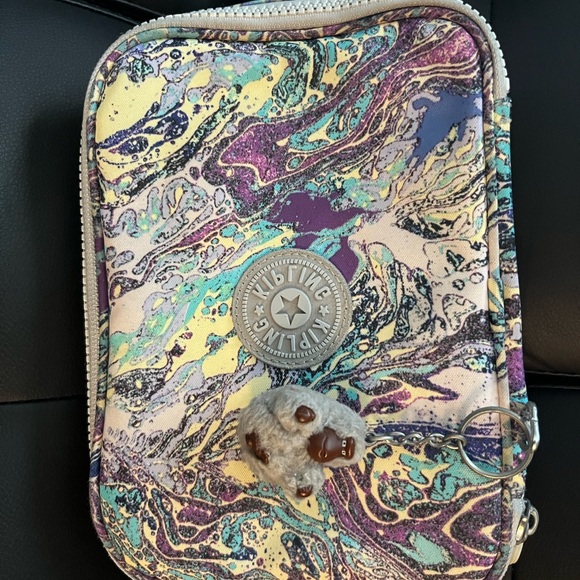 Kipling Swirl Pattern Cosmetic Bag